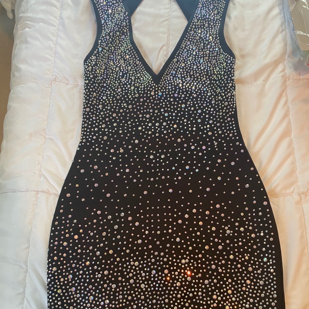 Black sparkly dress